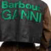 GANNI x Barbour Waxed Trench Coat