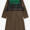 GANNI x Barbour Waxed Trench Coat