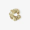 Golden Floral Scrunchie
