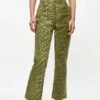 Green Leopard Betzy Jeans
