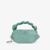 Green Rhinestone Mini Bou Bag