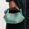 Green Rhinestone Mini Bou Bag