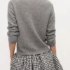 Grey Check Cardigan