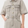 Grey Future Long Denim Dress