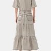 Grey Future Long Denim Dress