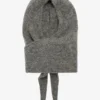 Grey Soft Wool Balaclava