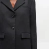 Grey Wool Suiting Blazer