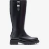 High Boots in Black Oleatex