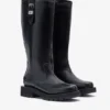 High Boots in Black Oleatex