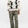 Ivory GANNI League Long-sleeve