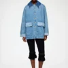 Jacket in Patchwork Denim