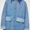 Jacket in Patchwork Denim
