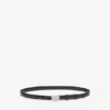 Kat Belt Small in Black Patent