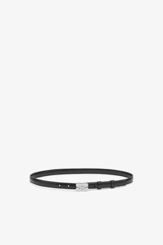 Kat Belt Small in Black Patent