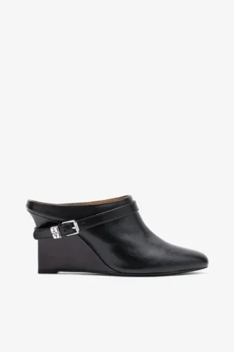 Kat Slim Mule in Black