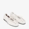 Lace-Up Ballerinas in Ivory