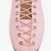 Lace-Up Ballerinas in Rose
