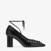 Lace Up Butterfly High Pump in Black