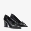 Lace Up Butterfly High Pump in Black