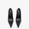 Lace Up Butterfly High Pump in Black