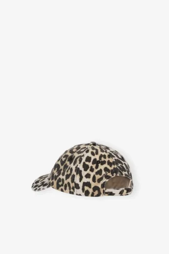 Leopard Canvas Cap
