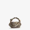 Leopard Grained Mini Bou Bag