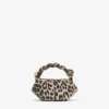 Leopard Grained Mini Bou Bag