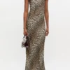 Leopard Print Maxi Dress