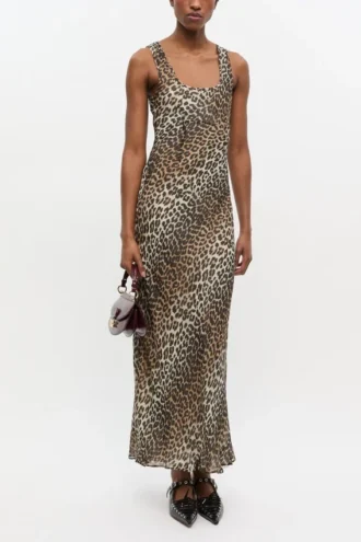 Leopard Print Maxi Dress