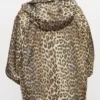 Leopard Print Nylon Jacket