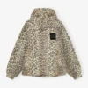 Leopard Print Nylon Jacket