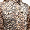 Leopard Print Satin Shirt