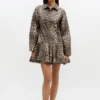 Leopard Shirt Dress