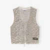 Leopard Tie String Vest
