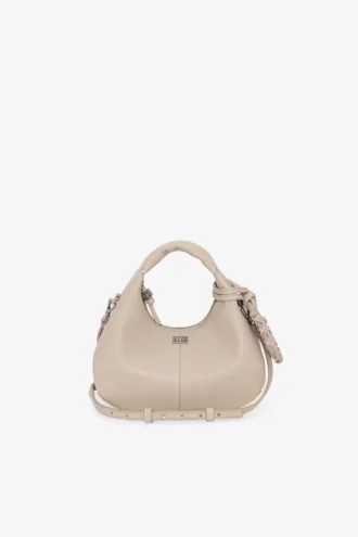 Light Grey Mini Hobo Bag