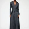Long Dress in Grey Jersey