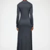 Long Dress in Grey Jersey