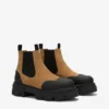 Low Chelsea Boots in Suede Brown
