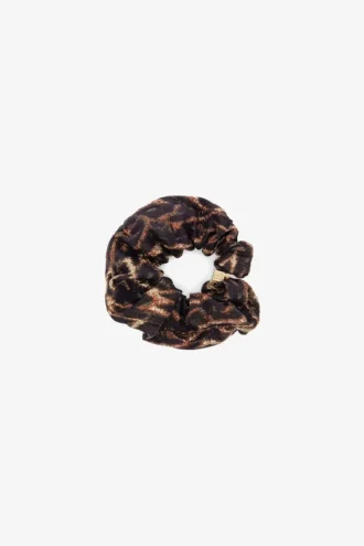 Metallic Printed Scrunchie