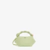 Mini Bou Bag in Green Ostrich