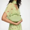 Mini Bou Bag in Green Ostrich