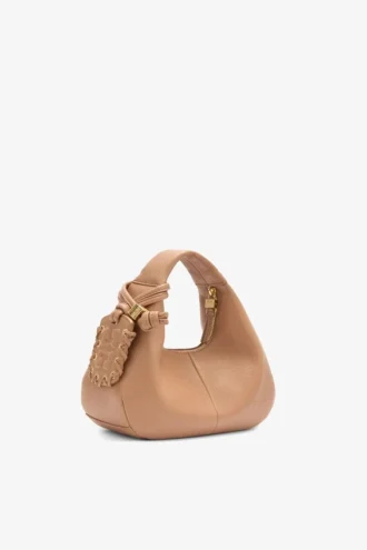 Mini Hobo Bag in Brown