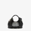Mini Hobo Bag Studs in Black