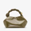 Olive Green Patent Small Bou Bag
