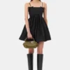 Olive Green Patent Small Bou Bag