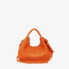 Orange Mini Hobo Bag