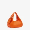 Orange Mini Hobo Bag
