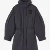 Oversized Dark Grey Tri-Layer Parka Coat