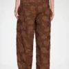 Pants in Brown Fil Coupe