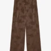 Pants in Brown Satin